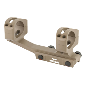Warne Generation 2 Mount, 30mm, Fits AR Rifles, Extended Skeletonized, Dark Earth Finish
