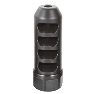 American Precision Arms G2F5838N Gen 2 Fat Bastard Self Timing Brake Black Nitride Stainless Steel with 5/8-24 tpi Threads, 3.30 OAL & 1.115 Diameter for 338 Cal Rifle
