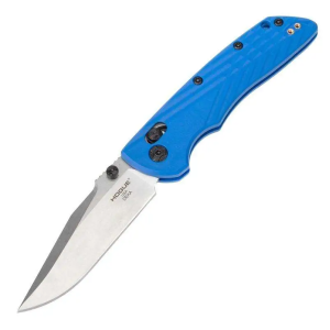 Deka 3.25 ABLE Lock Folder - Clip Point Blade Tumble Finish - Polymer Frame - Blue