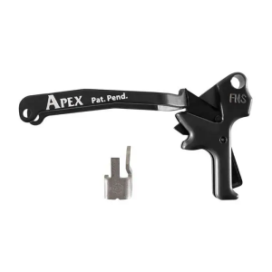 APEX TACTICAL SPECIALTIES 119114 Action Enhancement Trigger Kit FN FNS & FNS Longslide Black Drop-in 5.50 lbs