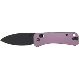 WE KNIFE BANTER 2 2.87 PURPLE ALUMINUM/BLK STNWASH CROSSBAR