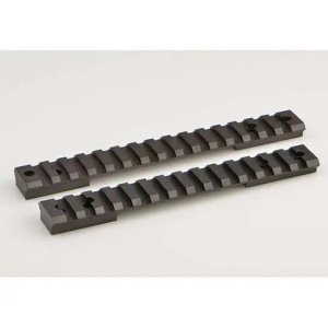 Warne M674M Tactical Rail  Remington Long Action Black Matte