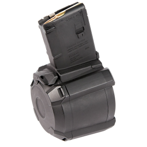 Magpul MAG576-BLK PMAG D-60 5.56x45mm NATO AR-15,M4,M16 60 Black Drum