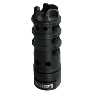 Lantac DGN762B Dragon 308 Win/7.62 NATO Muzzle Brake 5/8-24 tpi Black Phosphate Steel