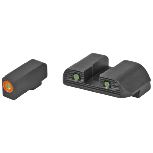 Glock Glock Bold Sights Glock 17/19/26/34 Gen5 Green Tritium w/Orange Outline Tritium Green Black