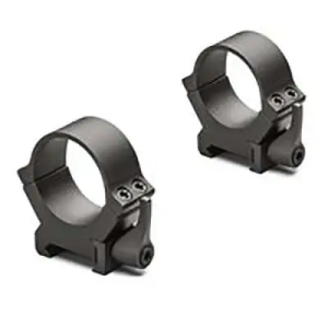 Leupold 174078 QRW2 Rings Leupold Cross Slot Base 30mm High Black Matte