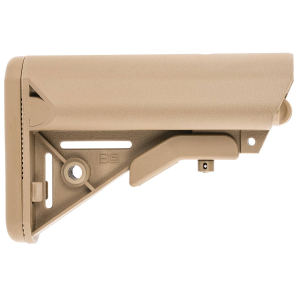 B5 Systems SOP1076 Enhanced SOPMOD Stock Coyote Brown Synthetic for AR15/M4 with Mil-Spec Receiver Extension