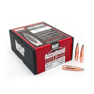 Nosler 58454 AccuBond Long Range 30 Cal .338 265 gr Spitzer Point Boat Tail 100 Per Box
