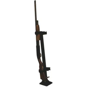 Rugged Gear 10083 Floor Mount Gun Rack Permanent 2 Rifle/Shotgun Black