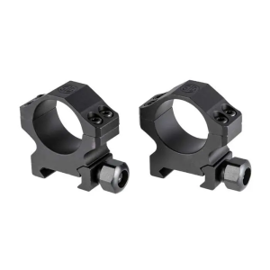 ALPHA1 SCOPE RINGS, 1INCH, LOW PROFILE 0.85IN. , ALUM, SIG HUNTING, COMPLETE SET, MATTE BLK