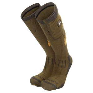 NUCLEUS HEATED SOCKS BROWN CLAY MEDIUM LARGE