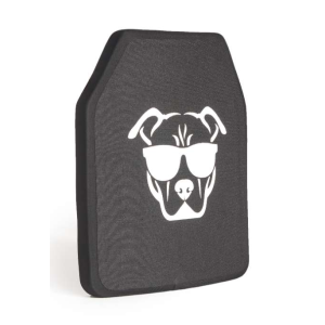 GUARD DOG BODY ARMOR LEVEL IIIA ULTRALIGHT 10X12 UHMWPE CERAMIC PLATE 1LBS