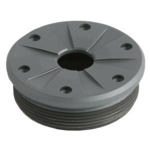 SilencerCo Bravo, 7.62mm, Gray, Front Cap