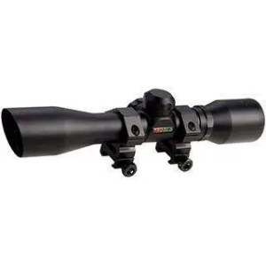 Truglo TG8504BR Compact 4x 32mm Obj 22.5 ft @ 100 yds FOV 1 Tube Black Matte Duplex