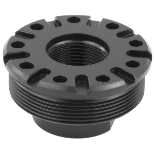 Silencerco Black Steel ASR Left Hand Flash Hider, 9mm, M13.5x1 LH - AC1561