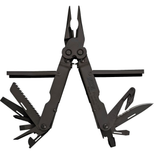 SOG POWERLOCK EOD W V-CUTTER BLACK OXIDE MULTI TOOL W/ NYLON SHEATH 18 TOOL ( 6 PER CASE )