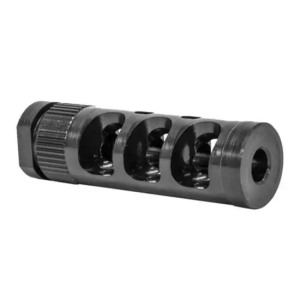 Grovtec US Inc GTHM316 G-Comp Muzzle Compensator 308 Cal 5/8-24 tpi Black Nitride Steel