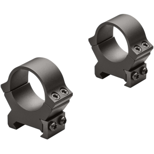 Leupold 174082 PRW2 Rings Leupold Cross Slot Base 1 High Black Matte