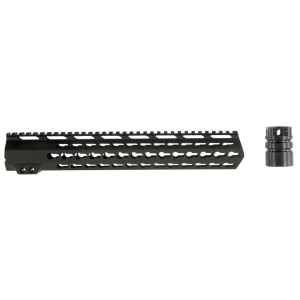 Aim Sports MTK13H308 AR Rifle Keymod Handguard 6061-T6 Aluminum Black Hard Coat Anodized 13.5