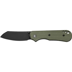 CIVIVI KNIFE CRABBY 2.7 G-10 OD GREEN BLACK STONEWASH