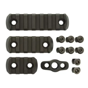 CMC Triggers 81724 M-LOK 4-Piece Rail Kit Black Anodized Aluminum
