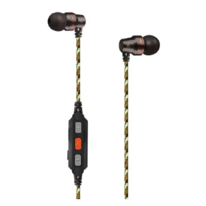 Walkers GWP-RPHE-BT Flexible Bluetooth Neckband Ear Buds 30 dB Black/Green