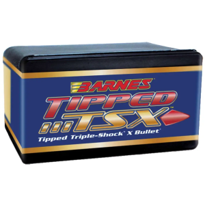 Barnes Bullets 30642 Tipped TSX 458 Socom .458 300 GR TTSX Boat Tail 50 Per Box