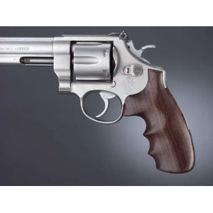 S&W N Frame Round Butt - Smooth - PAU FERRO - w/ Finger Grooves