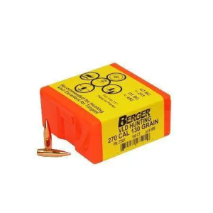 Berger Bullets 27501 Hunting 270 Caliber .277 130 GR Secant Very Low Drag 100 Box