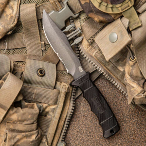 SEAL PUP NYLON SHEATH FIXED BLD KNIFE