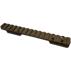 Talley PX0SB735 Smoked Bronze Cerakote Browning X-Bolt Picatinny Rail Mount Magnum Action