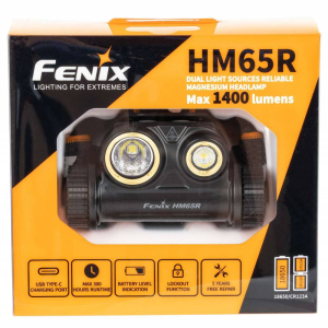 FENIX WHOLESALE FX-HM65R HM65R Black w/Orange Accents 1000/400/130/50
