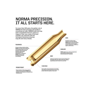 NORMA SHOOTER PACK 264WIN MAG 50 RND PREMIUM BRASS