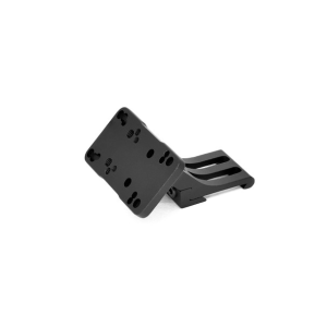 Warne 6110MR Red-Dot Riser 45 Degree Offset Reflex  Black Anodized Right Hand