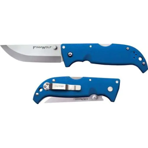 COLD STEEL FINN WOLF 3.5 BLUE CLIP FOLDER W/TRI-AD LOCK