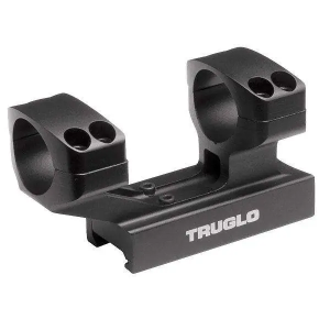 Truglo TG8964B Riser Mount Picatinny Warne/Weaver 30mm 1 Black Matte Anodized