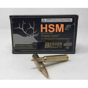 HSM BER300WM210V Trophy Gold 300 Win Mag 210 gr Match Very Low Drag 20 Bx/ 20 Cs