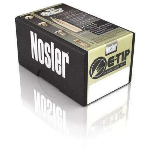 Nosler 59379 E-Tip 357 Cal 260 GR Spitzer Boat Tail (SBT) 50 Per Box