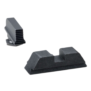 AmeriGlo GL429 Tall Suppressor Height Sight Fits Glock (Except 42) Steel Black Front Steel Black Rear Black