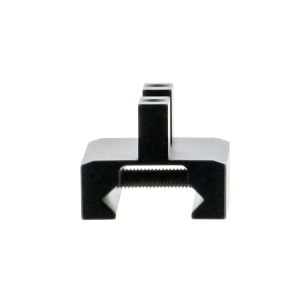SWAGGER LLC SWAGADPRA1 Hunter 1-Piece Picatinny Rail Bipod Adapter Aluminum Black Hard Coat Anodized