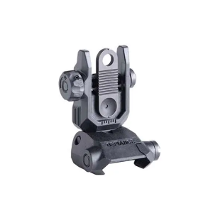Kriss USA Defiance Flip Up Rear Sight AR-15 Black Low Profile Polymer