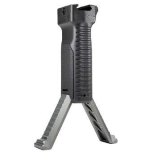 SI Bipod Grip Alum Legs Gray