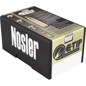 Nosler 59380 E-Tip 30 Caliber .308 Lead Free 110 GR Spitzer 50 Per Box
