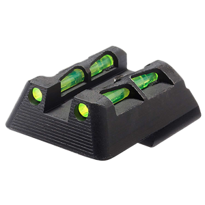 HiViz HKLW11 LiteWave Green/Red Black Frame Fits H&K 45/P30/VP9/VP40