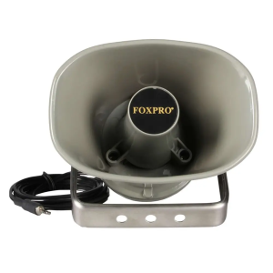 Foxpro SP-60 External Speaker 8ft Speaker Cable, Mounting Bracket, 3.5mm Plug