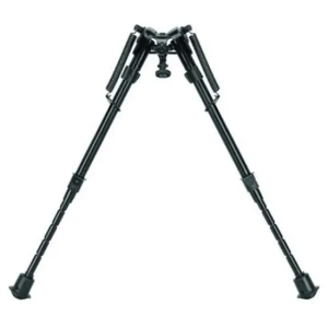Caldwell 403215 XLA Fixed Bipod Black 9-13 Aluminum compatible with Swivel Stud