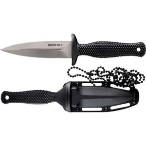 COLD STEEL COUNTER TAC II 3.3 BOOT/BELT KNIFE SPEAR POINT