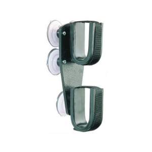 Rugged Gear 10020 Suction Cup Gun Rack Black Metal Universal