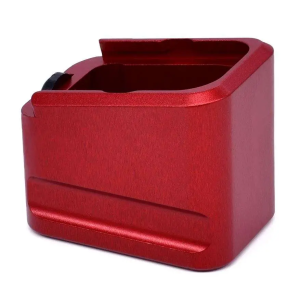 GLOCK 17/22 MAG EXTENSION RED