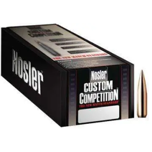 Nosler Custom Competition Hollow Point 30 Caliber .308 190 GR 100 Per Box